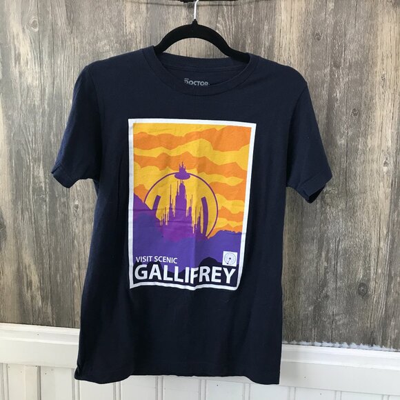 Ripple Junction Dr. Who visit Gallifrey black t-shirt size S - Picture 1 of 4